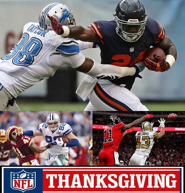 lions vs bears thanksgiving nfl